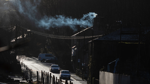 Smoky old town