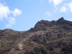 Volcanic hillside.