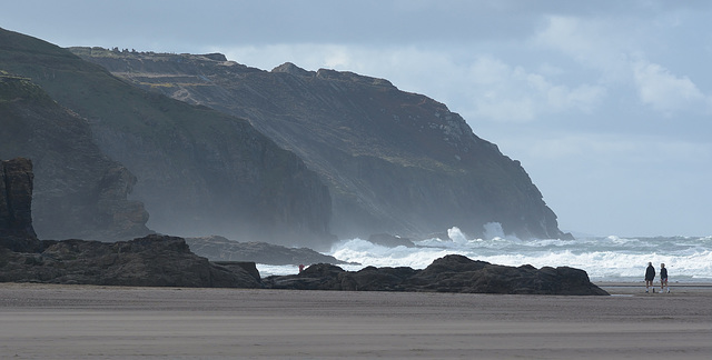 Down on the beach