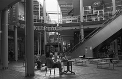 In the shopping mall In the shopping mall