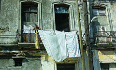 washing lines in La Habana/Cuba