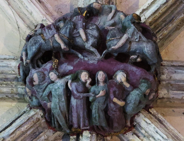 norwich cathedral cloister, boss