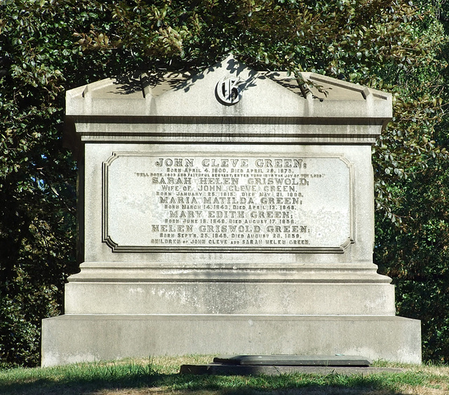 The Green Grave in Greenwood Cemetery, September 2010