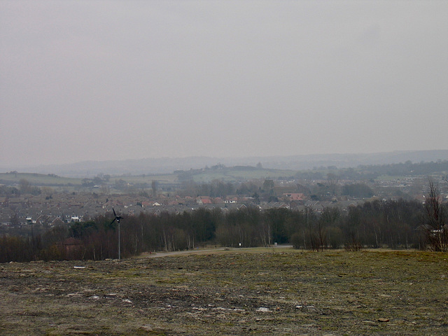 View from the Spoil Heap towards Polesworth.