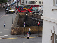 Looking across to Farringdon Road