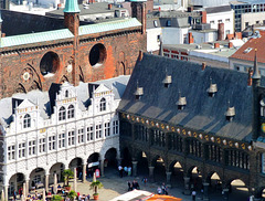 DE - Lübeck - Blick auf das Rathaus