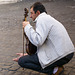 Street musician, Campo de' Fiori