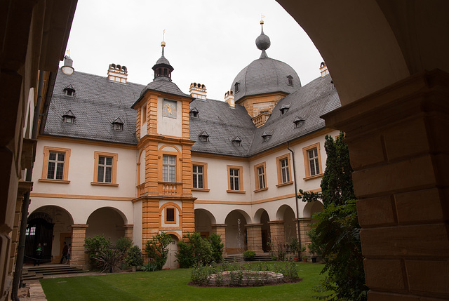 Innenhof von Schloß Seehof