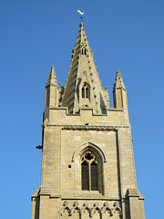 empingham church, rutland   (8) c14 tower and spire