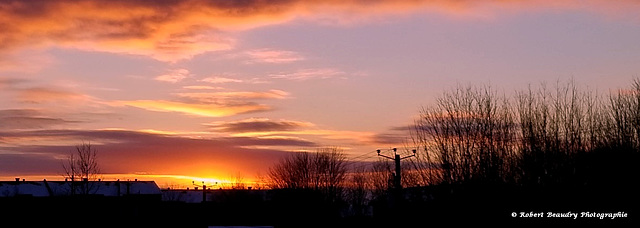 Beau coucher de soleil