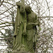 abney park cemetery, london,late c19 mourner and cross