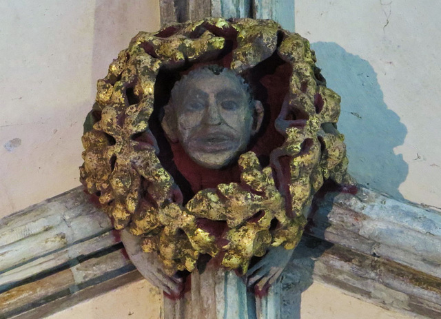 norwich cathedral cloister, boss