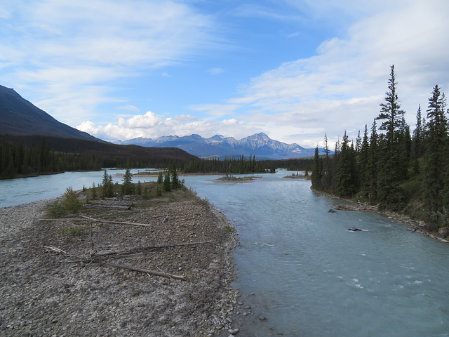 Athabasca River in Jasper National Park