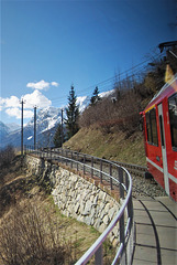 On the way to Alp Grüm