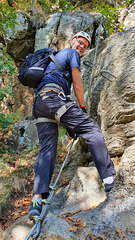 Südtirol - Klettersteig Knott in Naturns bei Meran