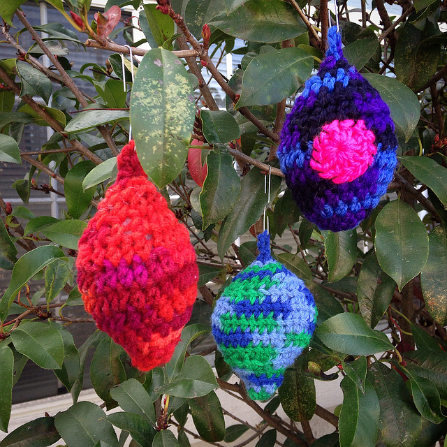 Crocheted ornaments
