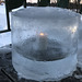 ice lantern by day
