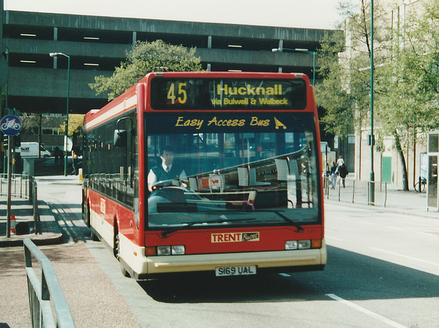 Trent Buses S169 UAL in Nottingham - 16 Apr 2002 Trent Buses S169 UAL in Nottingham - 16 Apr 2002