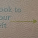 Inscription on a toilet roll