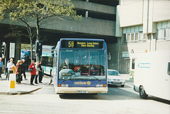 Trent Buses S165 UAL in Nottingham - 16 Apr 2002