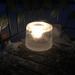 ice lantern at night