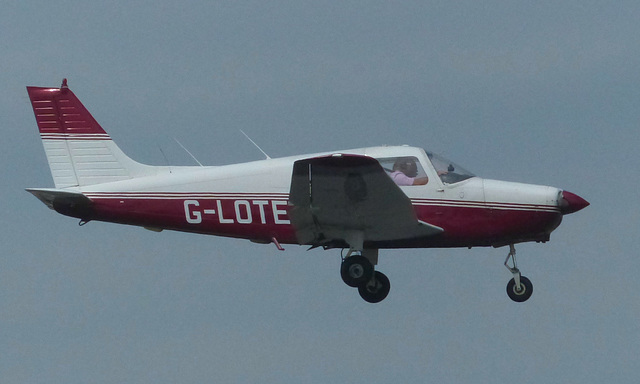 G-LOTE approaching Solent Airport - 12 June 2018