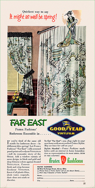 Good Year/Fratex Fabric Ad, 1952