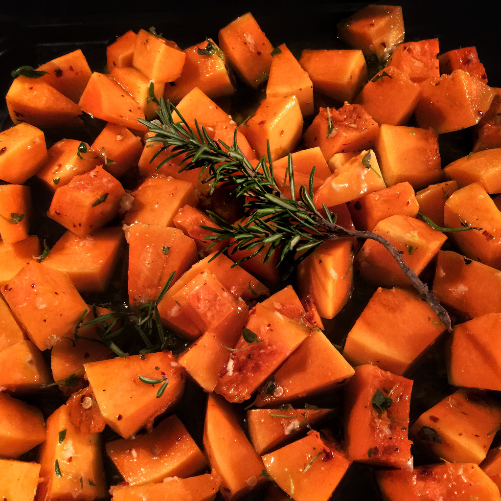 roasting butternut squash