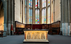 BE - Aubel - Altar der Abteikirche Val-Dieu