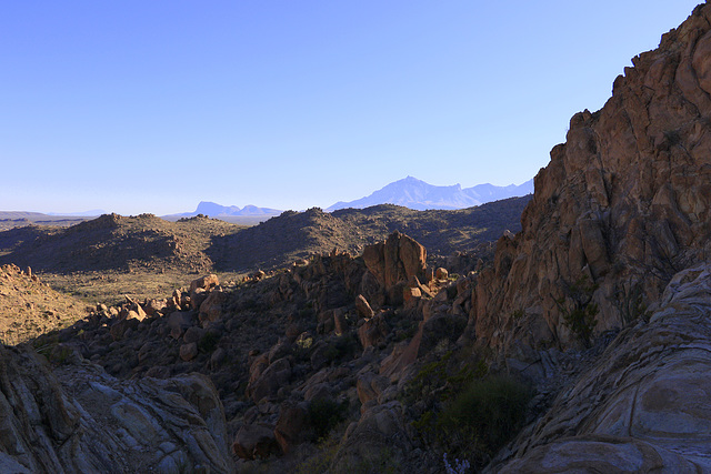 Grapevine Hills and Chisos Mountain