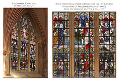 Chichester Cathedral - Jesus teaching - IM W & H France by Clayton & Bell 1879