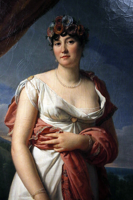 De révolutionnaire à princesse , portrait deTheresia Cabarrus , Madame Tallien . Peintre François Gérard .