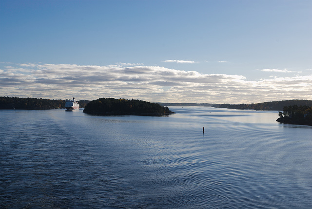 In Schären unterwegs nach Stockholm