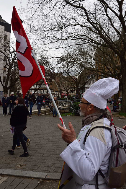 Pensions protest