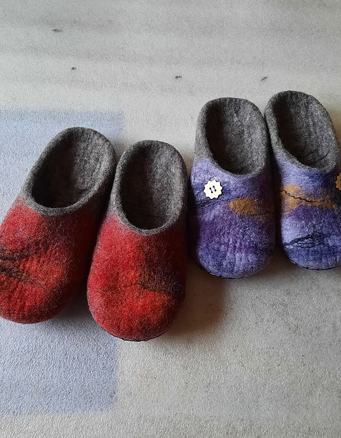 felted slippers