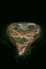 Rock tunnel on wat to Mariam Buzzuhan Church