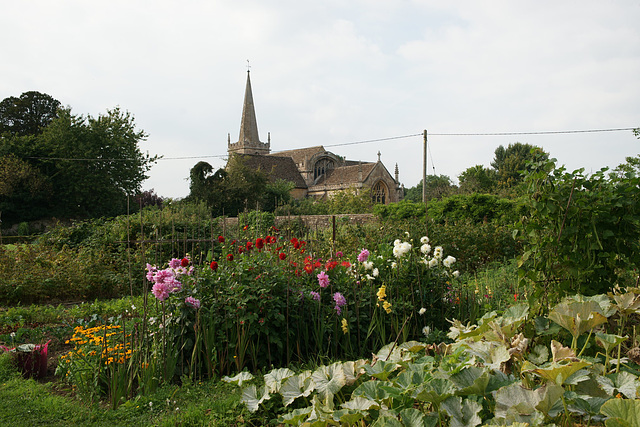 St. Cyriac's Church From The Abbey Gardens