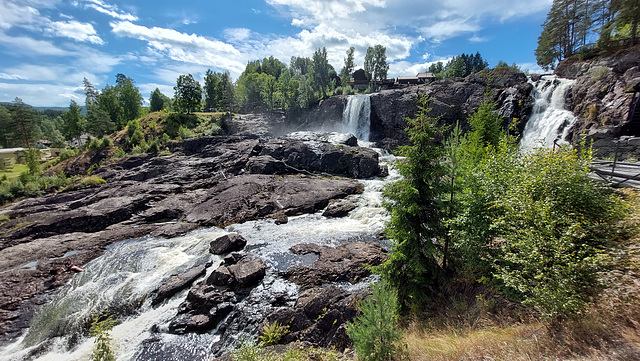 Haugfoss Wasserfall