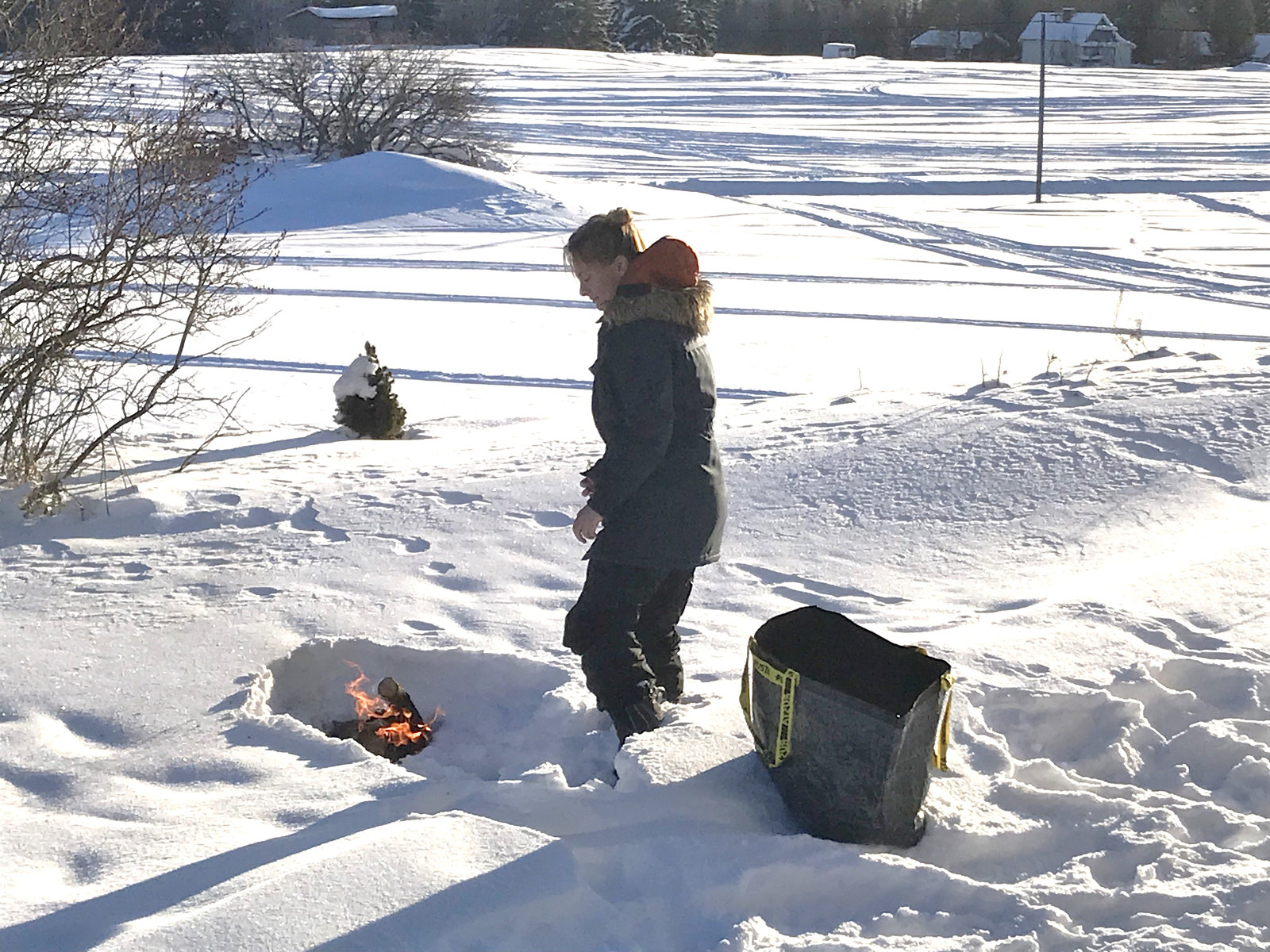 snow picnic!