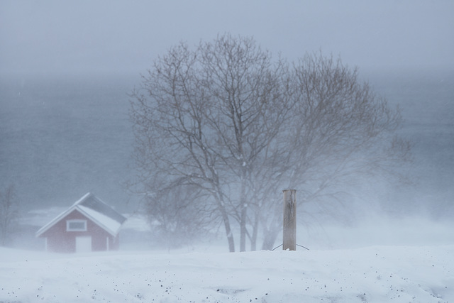 Lapland, Snow-storm