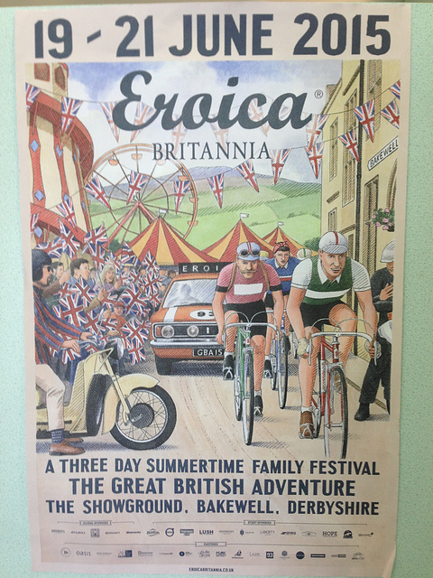 Inaugural Eroica Britannia Poster 2015