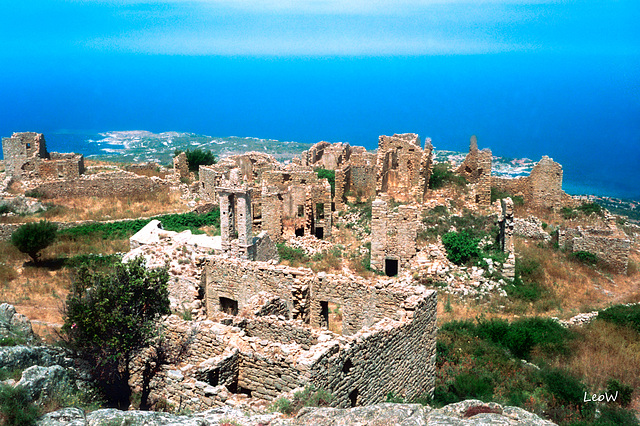 abandoned village-  Corse 1996