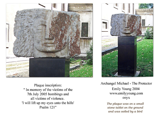 7th July 2005 bombings memorial in St Pancras Churchyard - London