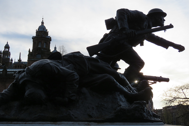 kelvingrove war memorial, glasgow