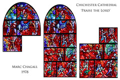 Chichester Cathedral - Praise the Lord - Marc Chagall 1978