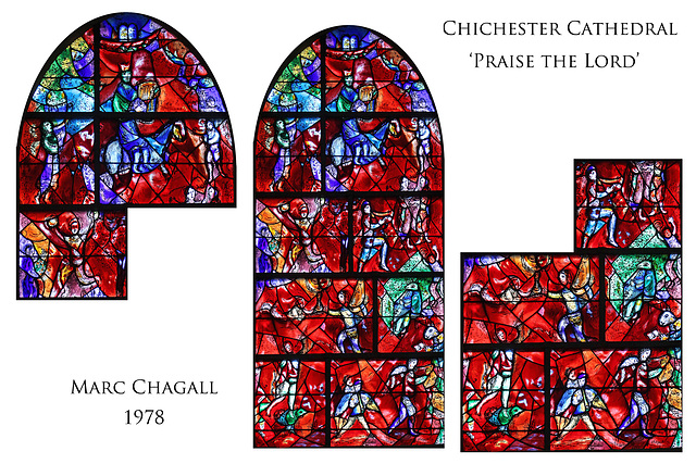 Chichester Cathedral - Praise the Lord - Marc Chagall 1978