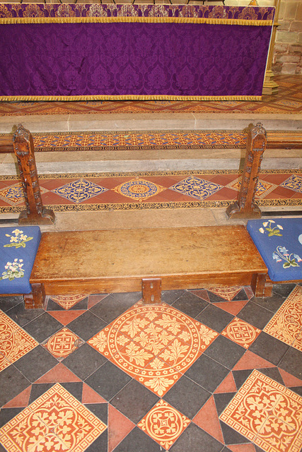 Chancel Floor, St Mary's Church, Temple Balsall, West Midlands
