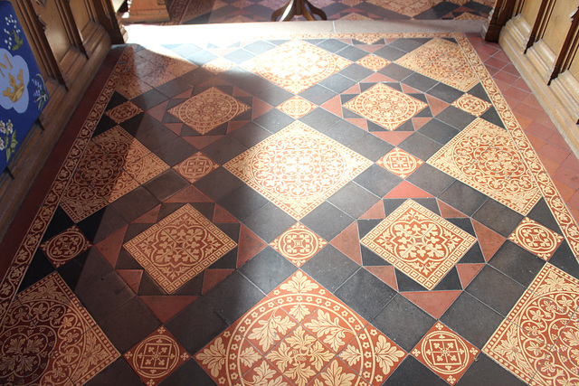 Chancel Floor, St Mary's Church, Temple Balsall, West Midlands