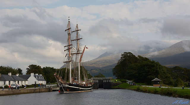 The 'Eye of the Wind' on the Caladonian Canal