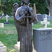 Angel Holding a Sword in Greenwood Cemetery, September 2010